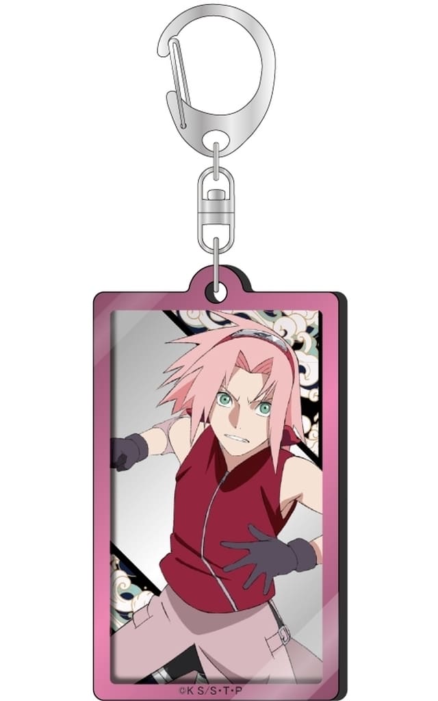 Sakura Haruno Metal Acrylic Keychain – Naruto: Shippuden - Naruto Shippuden