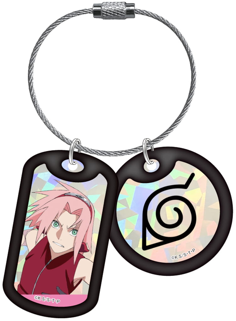 Sakura Haruno Acrylic Dog Tag Keychain - Naruto: Shippuden - Naruto Shippuden