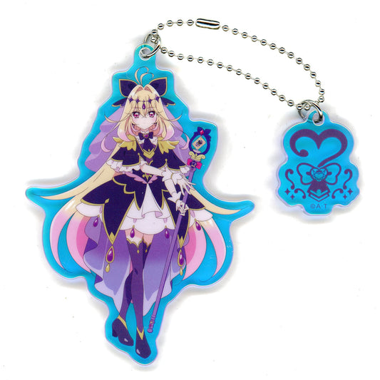 Shadow Acrylic Keychain - Detective Pretty Cure! Starter Goods (Approx. 65 mm) Toei Animation Pre-owned