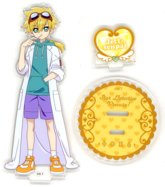 Jet Senpai Acrylic Stand - Detective Pretty Cure! Starter Goods (Approx. 53 x 125 x 3 mm) Pre-owned, Toei Animation