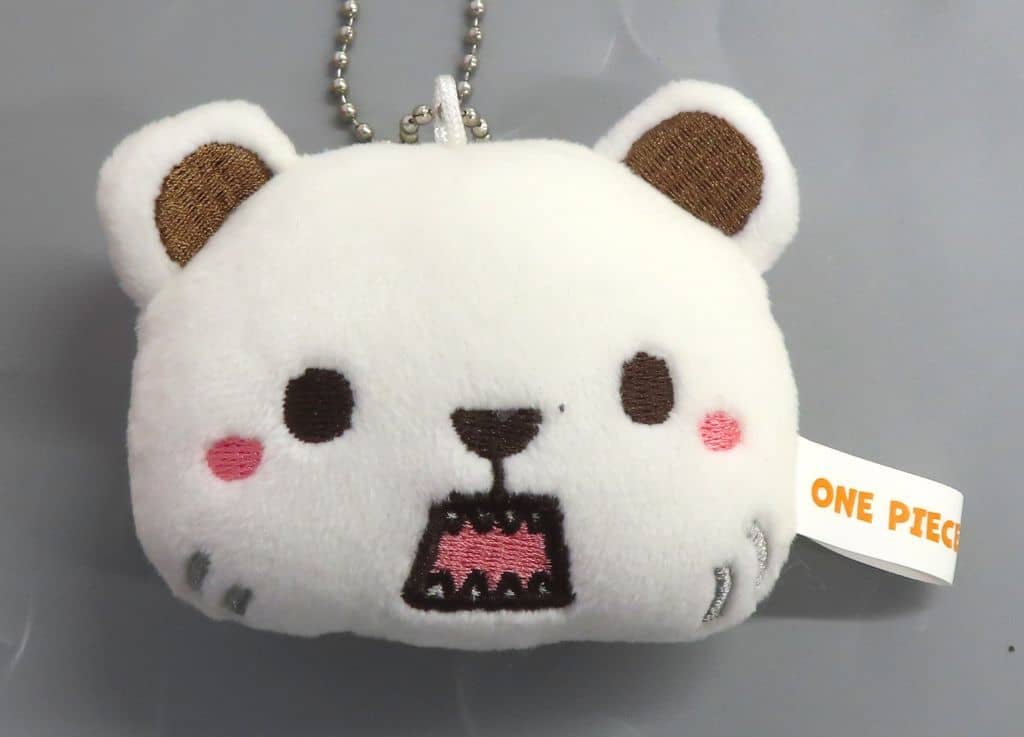 One Piece Bepo Open-Mouth Plush Keychain