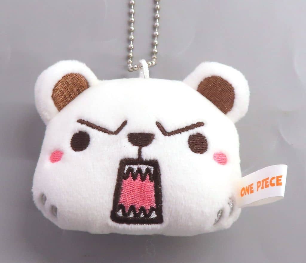 One Piece Bepo Angry Squishy Plush Keychain