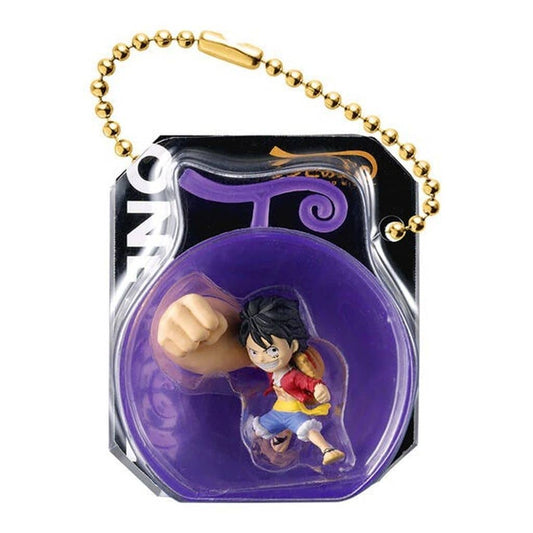 Monkey D. Luffy (Gear 3) Keychain Charm - From TV Animation One Piece "One Piece no Mi Micro" Blister Charm, Bandai, Approx. 4 cm (Pre-owned)