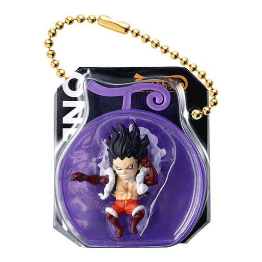 Monkey D. Luffy (Gear 4) Blister Charm Keychain - One Piece - Approx. 4 cm - Bandai - Pre-owned