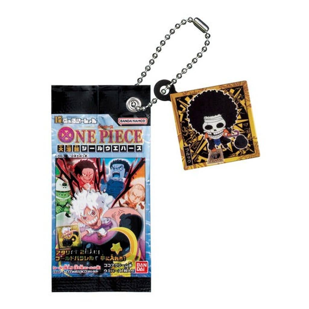 Brook One Piece Great Pirate Seal Wafer Miniature Charm