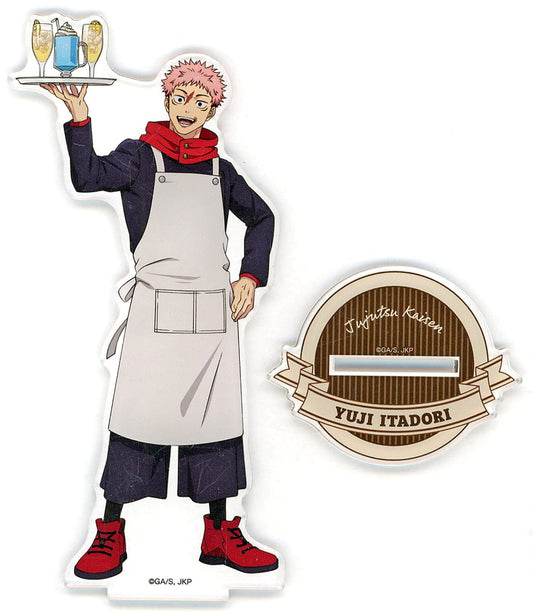 Yuji Itadori Acrylic Stand Cafe Style ver. - Jujutsu Kaisen × Chugai Grace Cafe (Chugai Kogyo) - H190mm / Base Approx. 60 x 60 mm