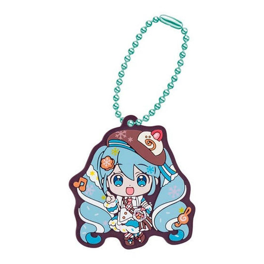 Snow Miku 2026 Rubber Mascot B - Snow Miku Assort - Bandai - Approx. 6 cm - Pre-owned