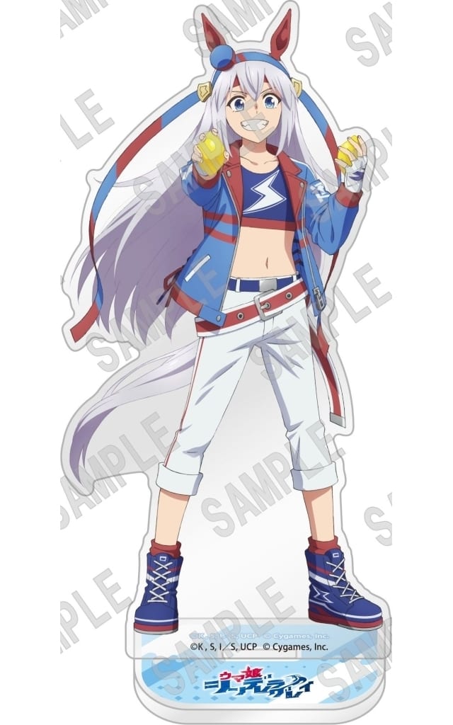 Tamamo Cross Acrylic Stand Monthly The Television Cover Version Umamusume: Cinderella Gray Approx. 68 x 150 mm KADOKAWA