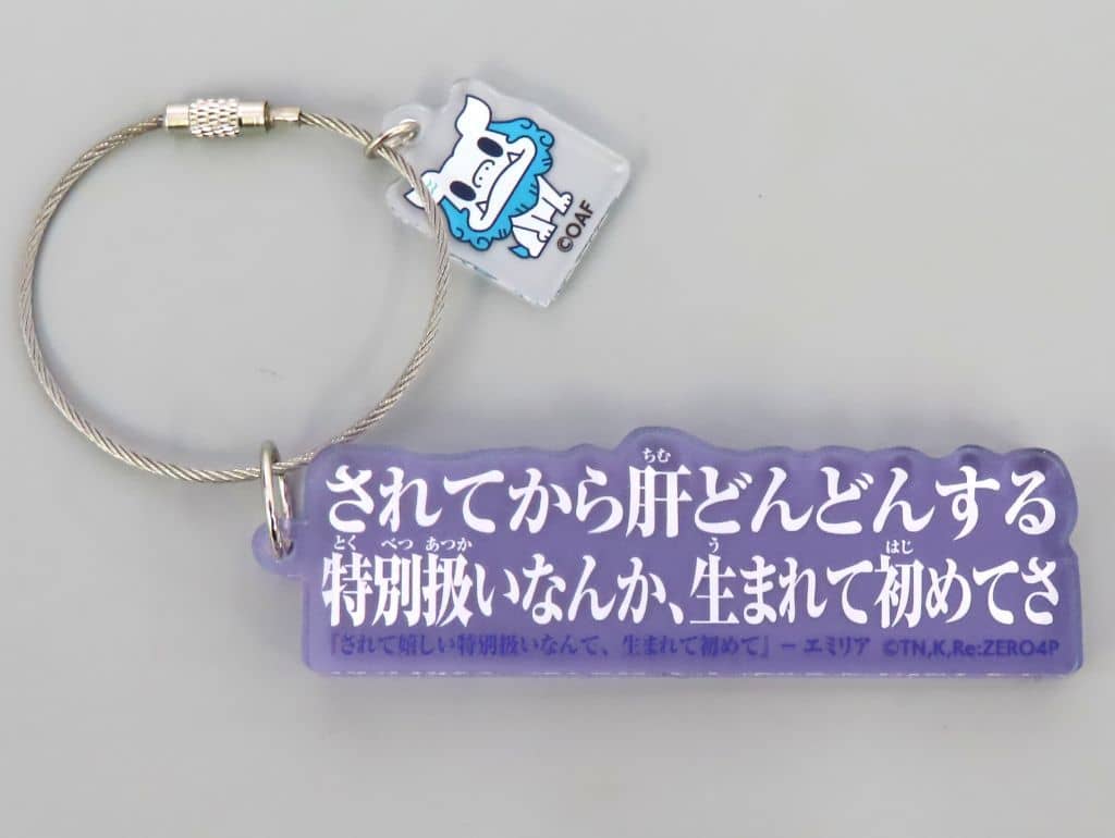 Emilia Acrylic Charm Re:Zero -Starting Life in Another World