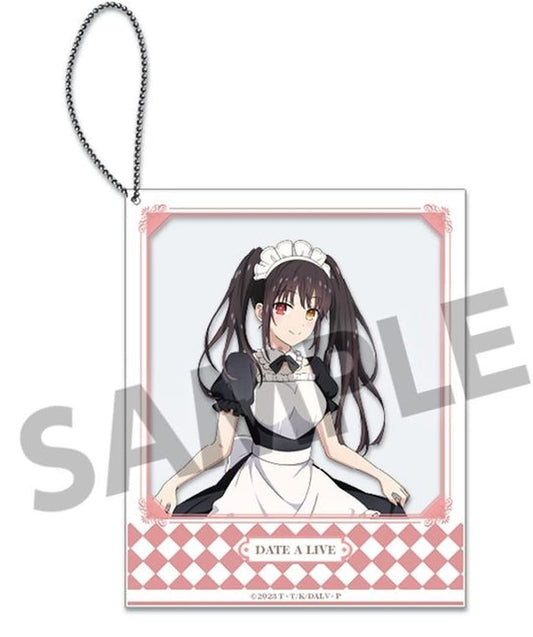 Kurumi Tokisaki Polaroid-Style Acrylic Keychain Maid Ver. - Date A Live V (Pre-o