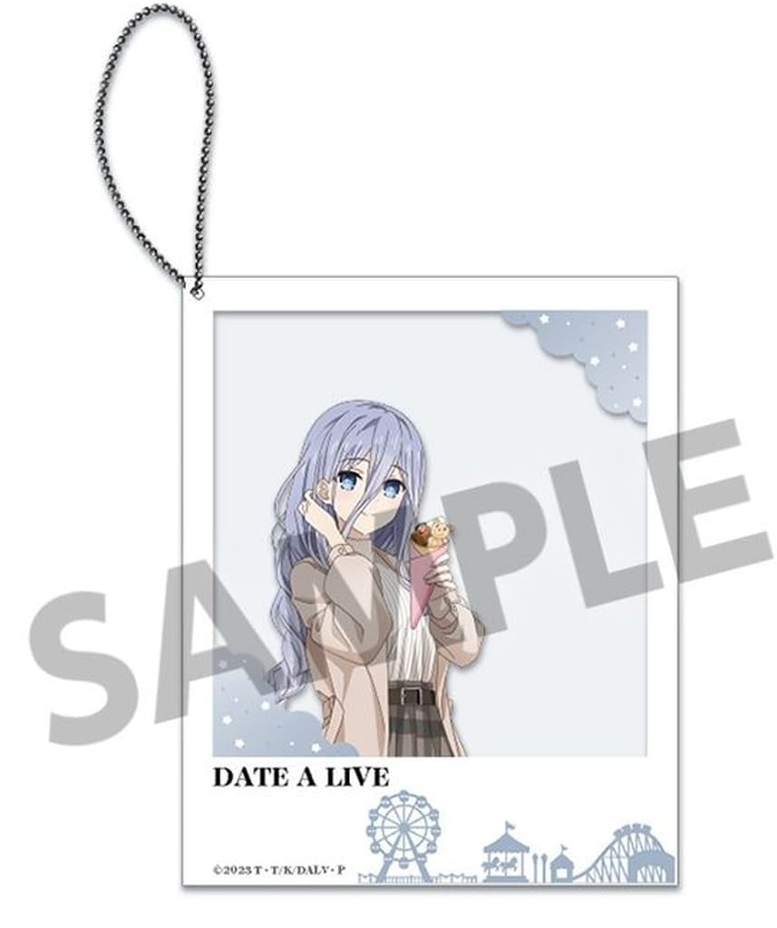Mio Takamiya Polaroid-Style Acrylic Keychain Amusement Park Date Ver.