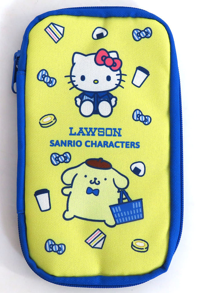 Yellow Pouch – Hello Kitty & Pompompurin, Lawson 50th Anniversary, No. 6