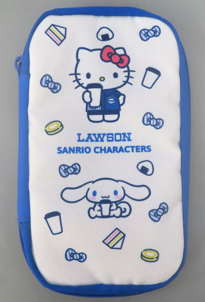 Sanrio Hello Kitty & Cinnamoroll White Pouch Lawson 50th Anniversary, No. 7
