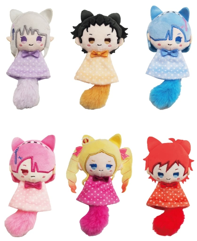 Re:ZERO Teru Teru Tapi Nui Plush Mascot Complete 6-Piece Set