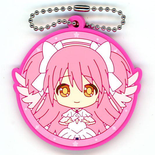 Aru Rikuhachima Capsule Rubber Keychain - Puella Magi Madoka Magica Art (Approx. 55 mm, Bushiroad Creative, Pre-owned)