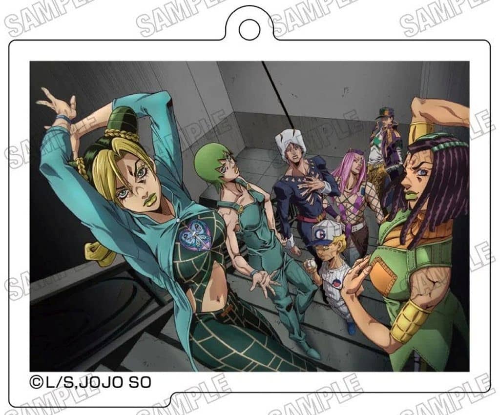 JoJo's Bizarre Adventure Collection A Acrylic Keychain [RE] - Medicos Entertainment - Approx. 70 mm (Pre-owned)