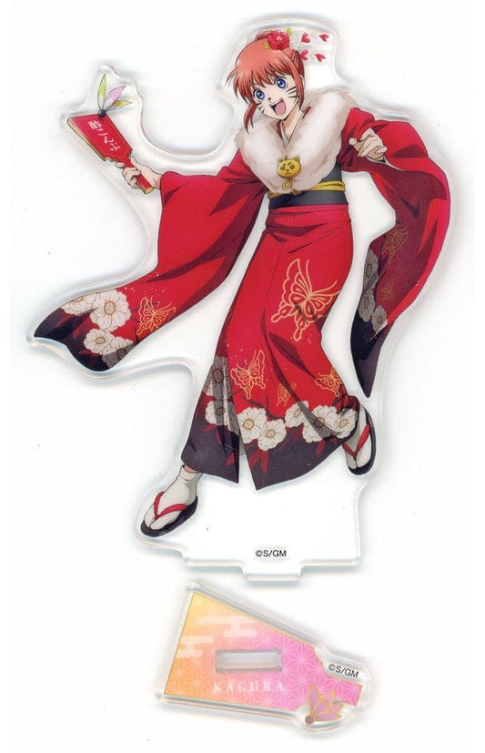 Kagura Acrylic Stand - Gintama Lawson × Loppi × HMV Limited Edition (Legs, Approx. 160 x 100 mm)