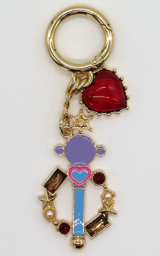 Meiou Setsuna Bag Charm Transforming Lip Rod Lawson Exclusive - Sailor Moon Collectible (Approx. 28 mm)