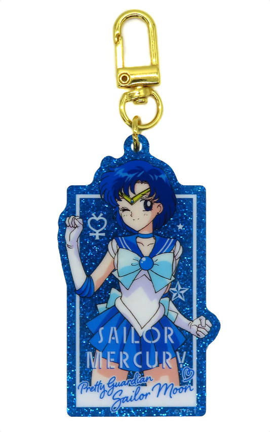 Sailor Mercury Glitter Acrylic Keychain - Lawson Exclusive (Toei Animation) Approx. 60 mm - Sailor Moon