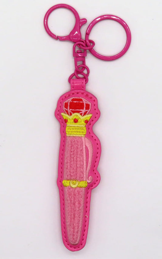 Disguise Pen Sagara Embroidered Keychain - Sailor Moon Lawson Limited (Pre-owned, Approx. 35 mm)