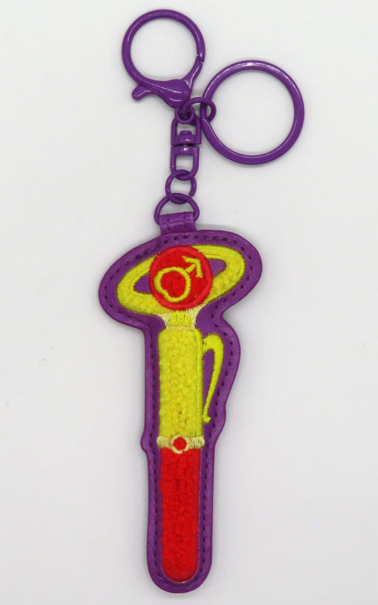 Rei Hino / Sailor Mars Sagara Embroidered Keychain - Pretty Guardian Sailor Moon - Lawson Exclusive - Approx. 50 mm (Pre-owned)