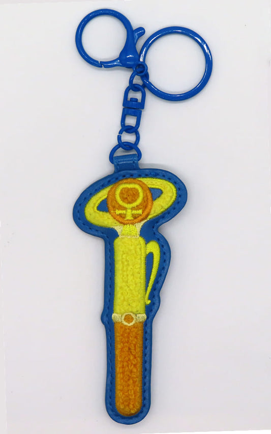 Minako Aino / Sailor Venus Sagara Embroidered Keychain - Pretty Guardian Sailor Moon - Lawson Exclusive - Approx. 50 mm (Pre-owned)