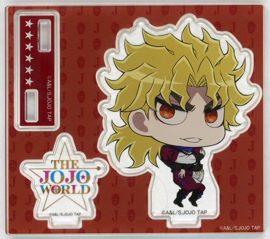 Dio Acrylic Stand - JoJo's Bizarre Adventure THE★JOJO WORLD 'Kaettekita! Memetaa! Ripple Roulette' B Prize (Approx. 90 x 80 mm, Pre-owned)