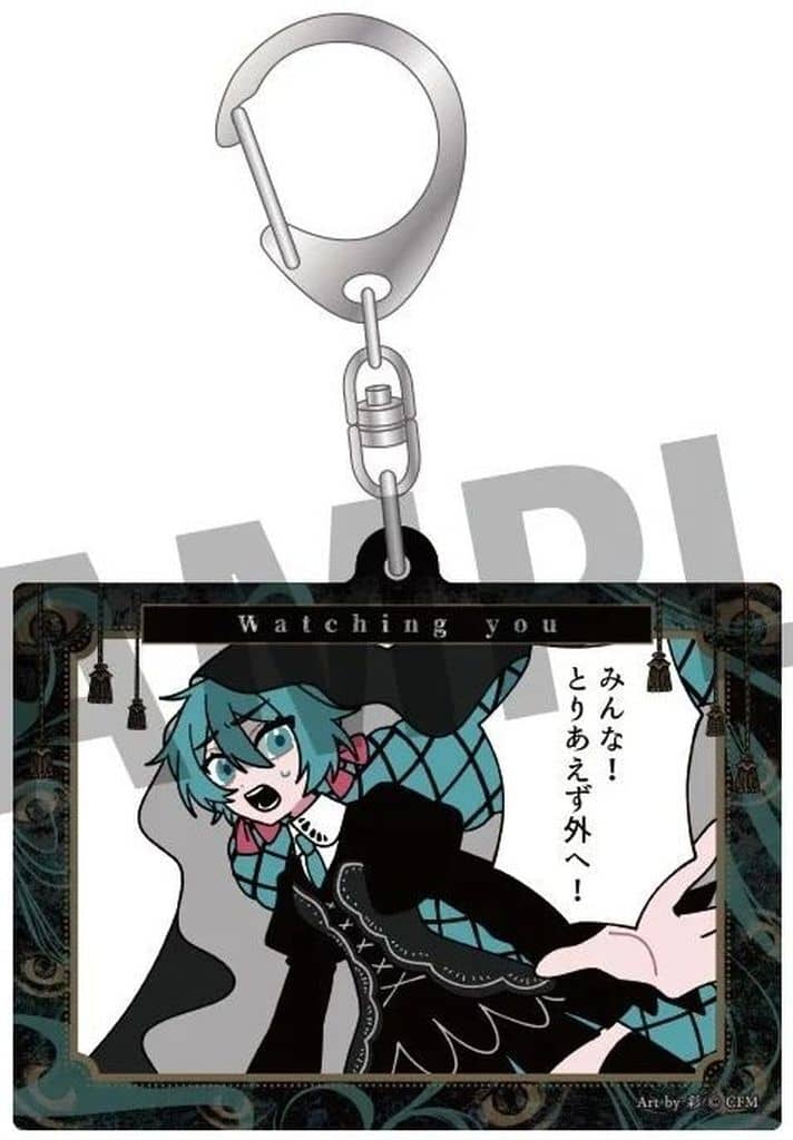 Hatsune Miku STEAKA 'Wochirare' × Obaken Afterparty Acrylic Keyholder - DMM.com (Pre-owned, Approx. 70 x 55 mm)