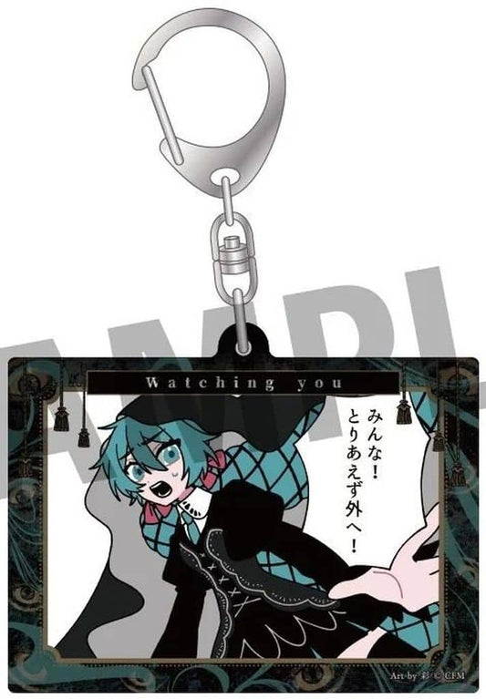 Hatsune Miku STEAKA 'Wochirare' × Obaken Afterparty Acrylic Keyholder - DMM.com (Pre-owned, Approx. 70 x 55 mm)