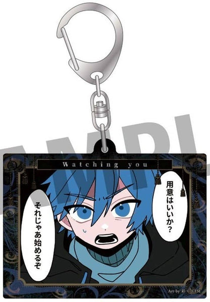 Hatsune Miku Acrylic Keychain - STEAKA "Wochirare" × Obaken Afterparty Collaboration (DMM.com) Pre-owned Approx. 70 x 55 mm