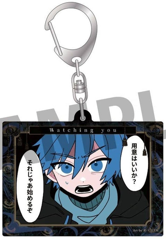 Hatsune Miku Acrylic Keychain - STEAKA "Wochirare" × Obaken Afterparty Collaboration (DMM.com) Pre-owned Approx. 70 x 55 mm