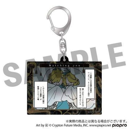 Hatsune Miku Acrylic Keychain - STEAKA 'Wochirare' × Obaken Afterparty Collaboration by DMM.com - Approx. 70 x 55 mm (Pre-owned)