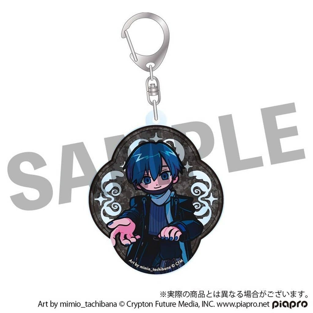 Hatsune Miku Deformed Acrylic Keychain - STEAKA 'Wochirare' × Obaken Afterparty Collaboration (DMM.com, Approx. 57 x 70 mm, Pre-owned)