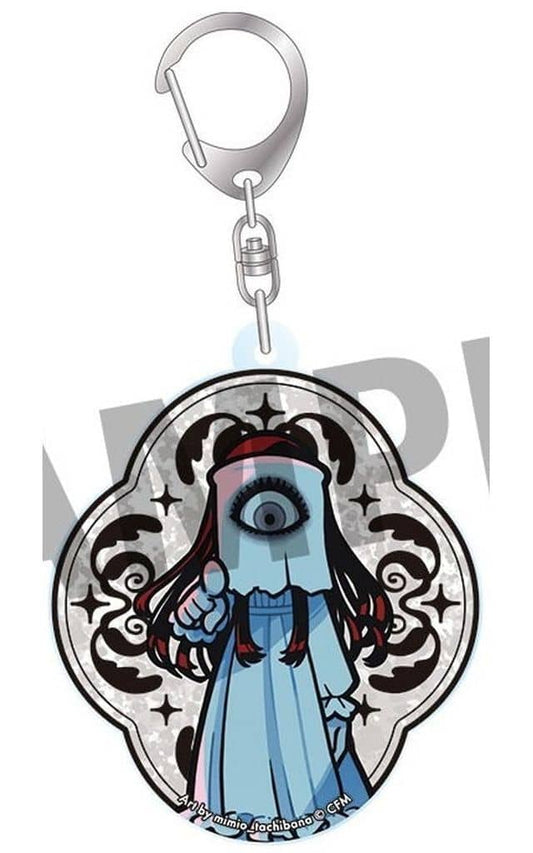 Hatsune Miku STEAKA "Wochirare" x Obaken Afterparty Ami Deformed Acrylic Keychain - DMM.com (Pre-owned, Approx. 57 x 70 mm)