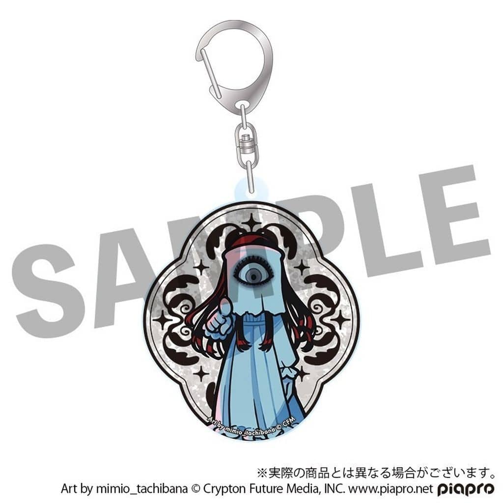 Hatsune Miku STEAKA "Wochirare" x Obaken Afterparty Ami Deformed Acrylic Keychain - DMM.com (Pre-owned, Approx. 57 x 70 mm)