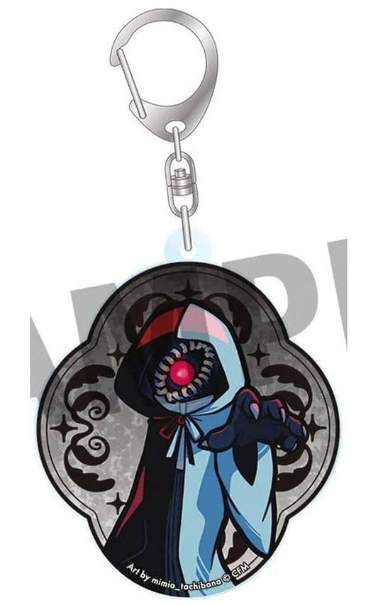 Hatsune Miku Deformed Acrylic Keychain - STEAKA 'Wochirare' × Obaken Afterparty (Approx. 57 x 70 mm, Pre-owned)