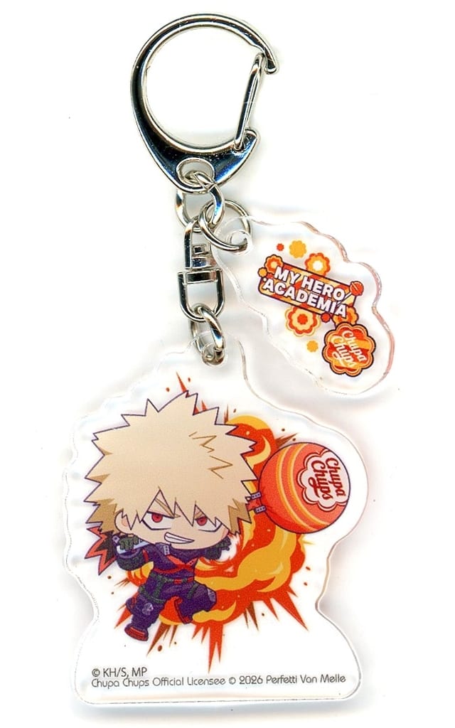Katsuki Bakugo My Hero Academia x Chupa Chups Acrylic Keychain