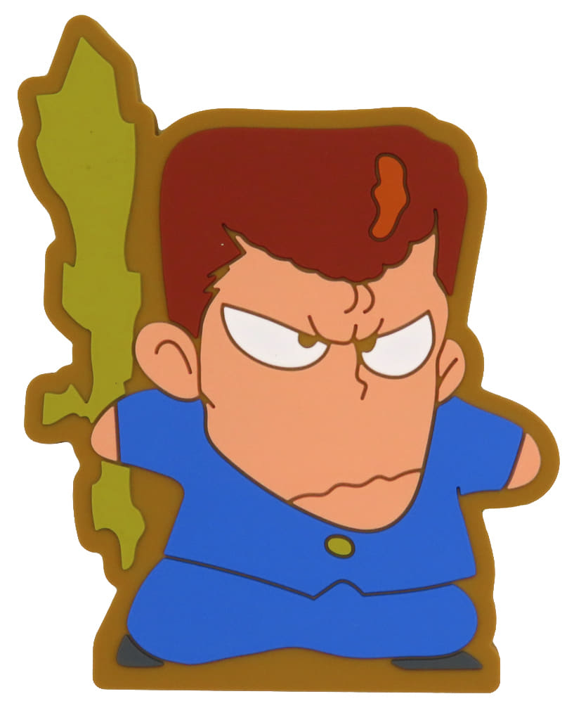 Kazuma Kuwabara Rubber Stand Prize Figure from Yu Yu Hakusho Dark Tournament Arc Vol. 3 I Prize by BANDAI SPIRITS, Approx. 4–9 cm
