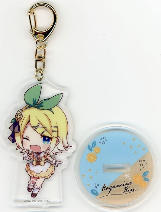 Kagamine Rin Acrylic Keychain (F Prize) - Hatsune Miku Citrus Hatsune Miku Lottery - Approx. 7 cm - Furyu