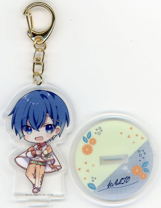 KAITO Acrylic Keychain - Hatsune Miku Citrus Hatsune Miku Lottery F Prize (Approx. 7 cm) Furyu Pre-owned