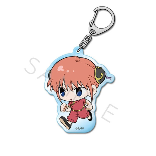 Kagura Acrylic Keychain (Chippokke Series) - Gintama - Approx. 7 x 7 cm - Pre-owned (Synq Innovation)
