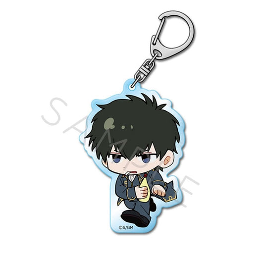 Toshiro Hijikata Acrylic Keychain (Chippokke Series) - Gintama - Approx. 7 x 7 cm - Pre-owned