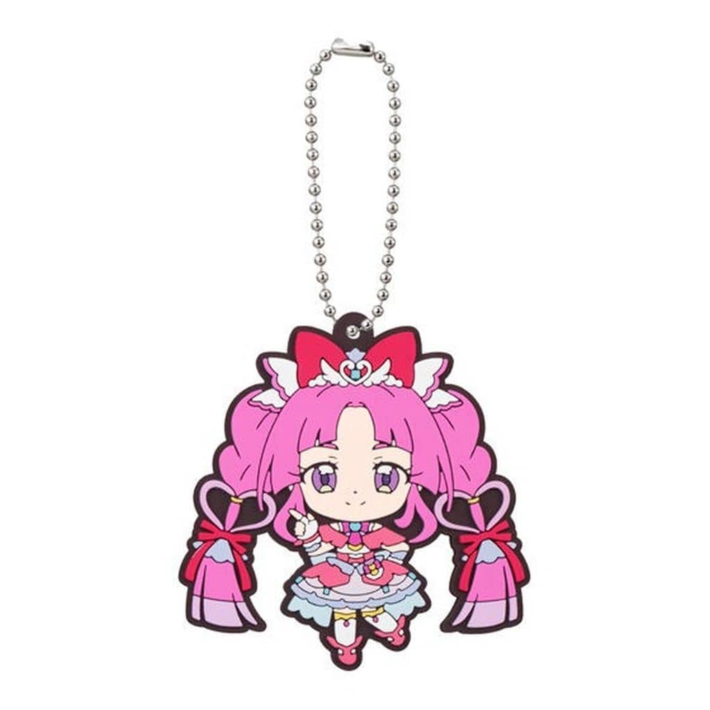 Cure Mystic Capsule Rubber Mascot Keychain - Detective Pretty Cure! (Bandai) Pre-owned