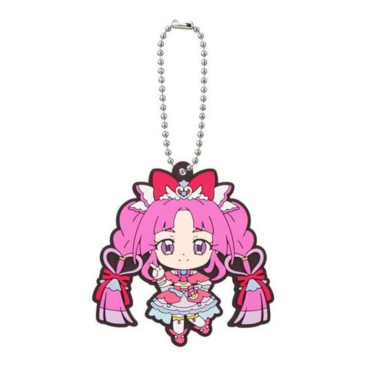 Cure Mystic Capsule Rubber Mascot Keychain - Detective Pretty Cure! (Bandai) Pre-owned
