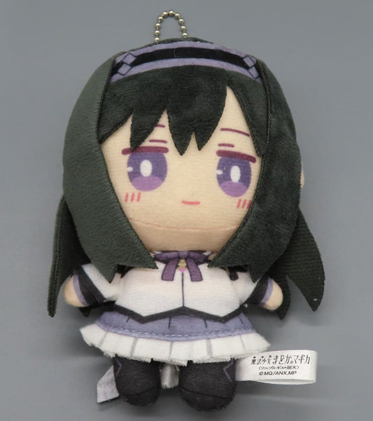 Homura Akemi Plush Charm (Aniplex Kuji D Prize) - Puella Magi Madoka Magica - Approx. 11 cm (4.3 in) - Pre-owned