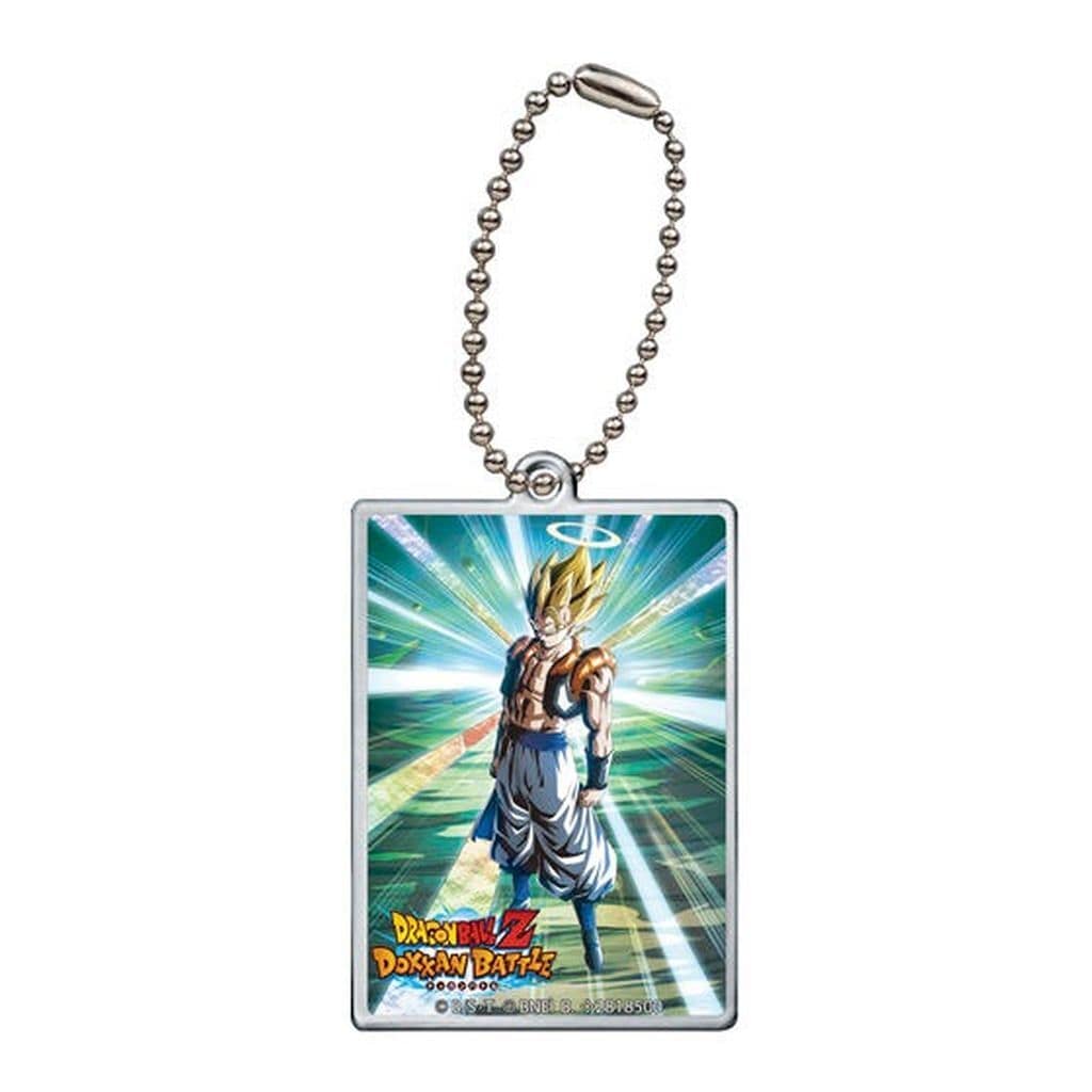 Super Gogeta (3rd Anniversary) Acrylic Charm - Dragon Ball Z Dokkan Battle - Bandai - Approx. 55 mm - Pre-owned