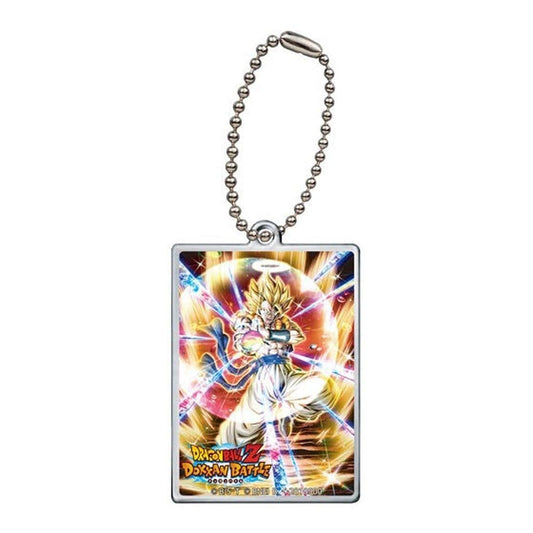 Super Gogeta (10th Anniversary) Acrylic Charm - Dragon Ball Z Dokkan Battle (Bandai) Approx. 55 mm - Pre-owned