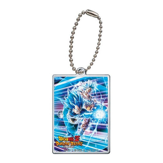 Super Saiyan God SS Vegeta (Evolution / 10th Anniversary) Acrylic Charm - Dragon Ball Z Dokkan Battle - Bandai (Approx. 55 mm)