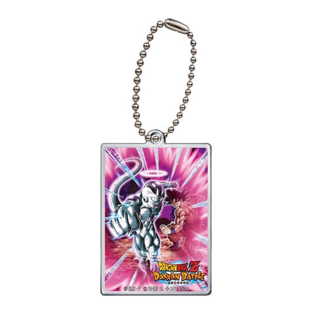 Frieza (Final Form / Angel) & Son Goku (10th Anniversary) Acrylic Charm - Dragon Ball Z Dokkan Battle - Approx. 55 mm - Bandai (Pre-owned)