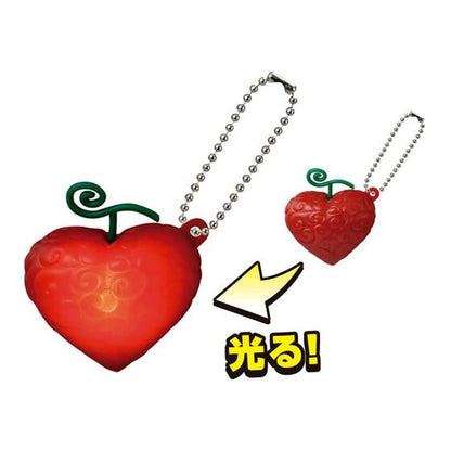 Ope Ope no Mi Devil Fruit Light Collection 2 Keychain (Bandai) - Light-Up Key Mascot, Approx. 5.3 cm, Pre-owned - One Piece